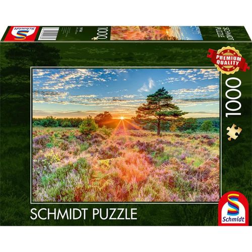 4001504597689 - Heide im Sonnenuntergang Puzzle 4001504597689 - Heide im Sonnenuntergang Puzzle