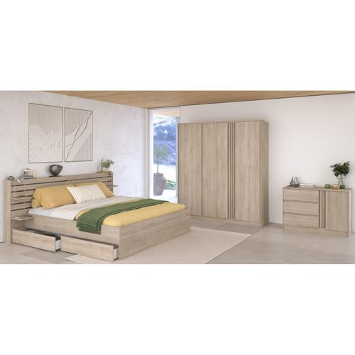 3480940301547 - Parisot Schlafzimmer 4-teilig Escale 21 - mit 140er Bett 3480940301547 - Parisot Schlafzimmer 4-teilig Escale 21 - mit 140er Bett