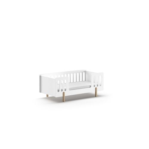 5420070241724 - JAXX SMILE Juniorbett LF 70 x 140 cm inkl Lattenrost inkl Absturzschutz Ausf MDF weiß lackiert