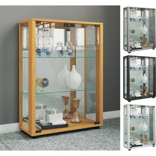 4051814412929 - Glasvitrine stehend Vitrine Glas mit ESG-Sicherheitsglas Maße ca H 80 x B 60 x T 25 cm Standvitrine Glas Modern und platzsparend Glas Vitrinenschrank – Sintalo Spiegel 4051814412929 - Glasvitrine stehend Vitrine Glas mit ESG-Sicherheitsglas Maße ca H 80 x B 60 x T 25 cm Standvitrine Glas Modern und platzsparend Glas Vitrinenschrank – Sintalo Spiegel