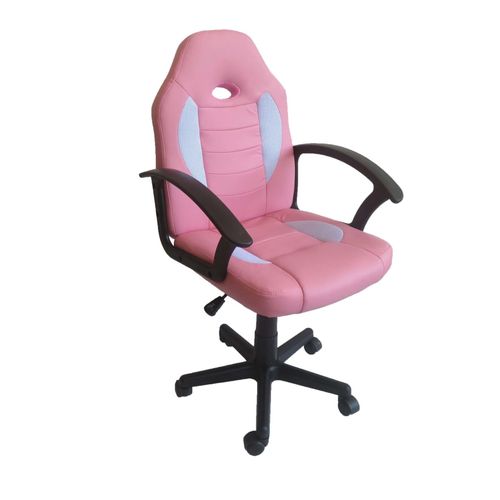 4255701914194 - Schreibtischstuhl Junior höhenverstellbar ergonomischer Drehstuhl Pink