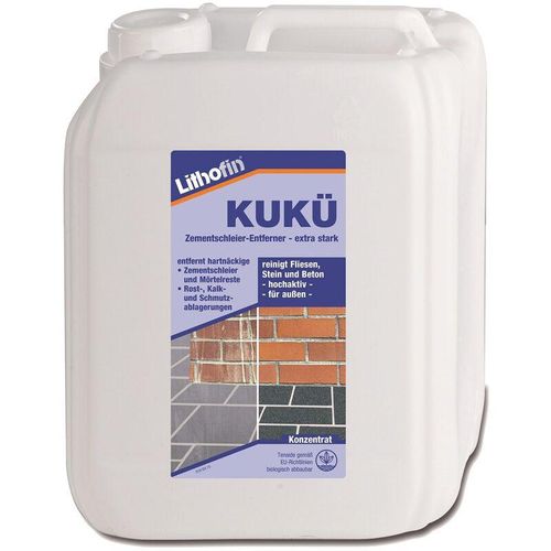 4001524001050 - Kukü Zementschleierentferner 5 Ltr - Lithofin