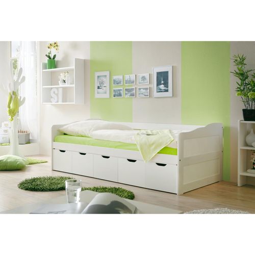 4250393877277 - Ticaa Sofabett mit Schubkästen Maria weiß 4250393877277 - Ticaa Sofabett mit Schubkästen Maria weiß