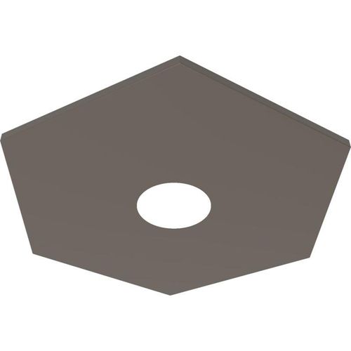 8052961758836 - Lumicom - river hex 1x plafoniera monocolore lucido