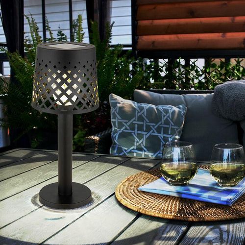 9007371502417 - - led Solarlampe Tischleuchte Außenlampe Terrassenlampe Gartenleuchte Kunststoff klar schwarz Akku 6-8h IP44 3000K warmweiß d 9 cm 9007371502417 - - led Solarlampe Tischleuchte Außenlampe Terrassenlampe Gartenleuchte Kunststoff klar schwarz Akku 6-8h IP44 3000K warmweiß d 9 cm