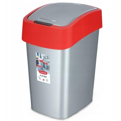 3253922171069 - Curver Flip Bin 25L Abfallbehälter rot 3253922171069 - Curver Flip Bin 25L Abfallbehälter rot