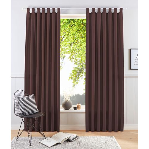 6941446626710 - my home Vorhang »Raja« (2 St) 2er-Set Bestseller einfarbig modern pflegeleichte Mikrofaser