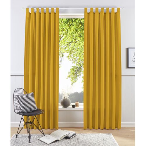 6941446626963 - Vorhang MY HOME Raja Gr 4 grau (messingfarben) B140cm H245cm Polyester Recyceltes Material Gardinen 2er-Set Bestseller einfarbig modern pflegeleichte Mikrofaser 6941446626963 - Vorhang MY HOME Raja Gr 4 grau (messingfarben) B140cm H245cm Polyester Recyceltes Material Gardinen 2er-Set Bestseller einfarbig modern pflegeleichte Mikrofaser