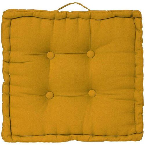 3560234469624 - Bodenkissen senfgelb 40 × 40 cm - Atmosphera créateur dintérieur