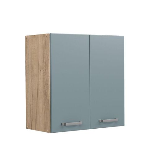 4066731344246 - Hängeschrank Küchenschrank R-Line Solid Eiche Blau Grau 60 cm modern