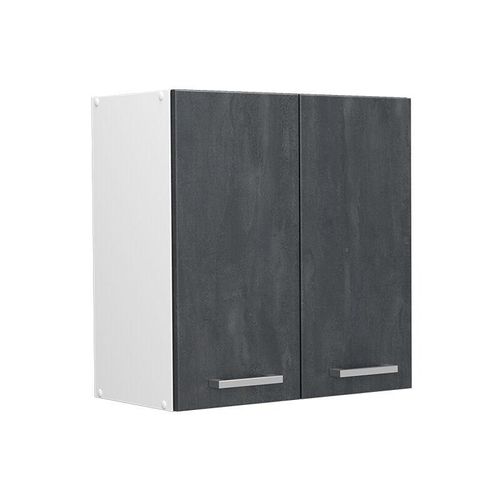 4066731403486 - Livinity Hängeschrank R-Line Schwarz Beton Weiß 60 cm