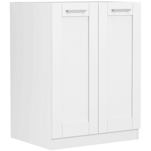 4051814430039 - Küchenschrank Maße ca H 82 x B 60 x T 46 cm Unterschrank mit zwei Drehtüren im Landhaus Stil Küchenmöbel – Colura