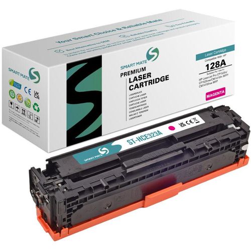 6942383113486 - SmartMate wiederaufbereitete Laser Toner Patrone für HP CE323A (128A) Magenta