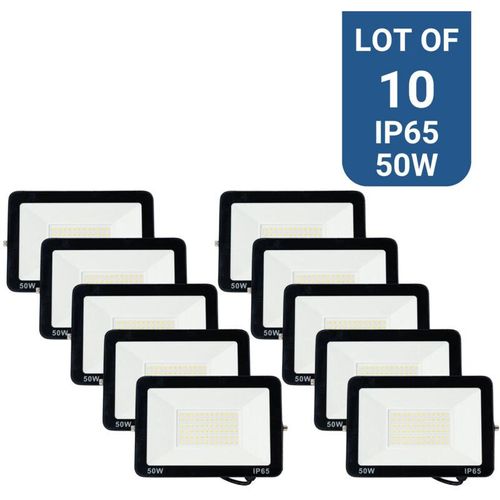 8435427195312 - 10er-Pack LED-Flutlichter für den Außenbereich 50W - 95lm W -