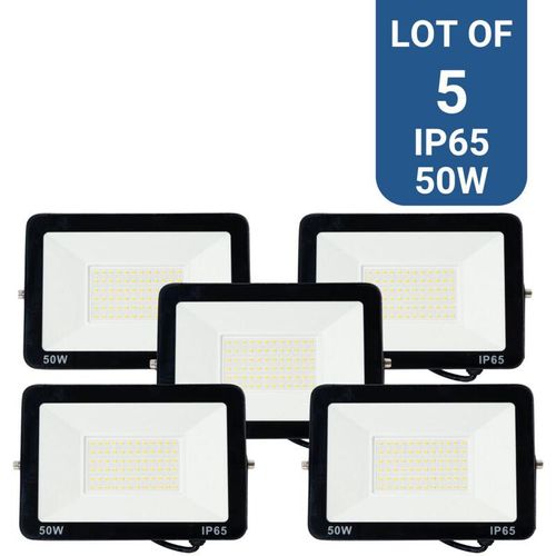 8435427195329 - 5er-Pack LED-Strahler für den Außenbereich 50W - 95lm W - IP65