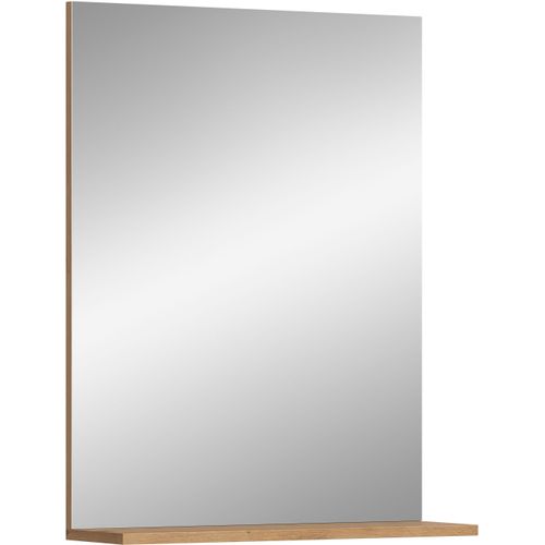 4068223355389 - Badspiegel INOSIGN Siena Breite 60cm 1 Ablageboden hochwertiges Spiegelglas braun (artisan eiche nb spiegelglas) B60cm H79cm T18cm Spiegel in verschiedenen Farben erhältlich Badmöbel Spiegel Badezimmer