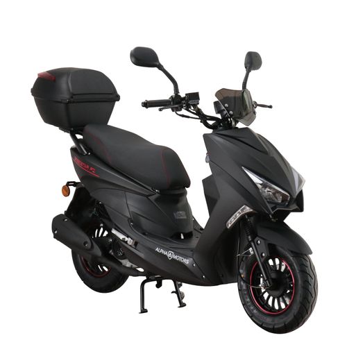 4250274101996 - Motorroller Speedstar FI 50 ccm 45 km h EURO 5 mattschwarz inkl Topcase 4250274101996 - Motorroller Speedstar FI 50 ccm 45 km h EURO 5 mattschwarz inkl Topcase