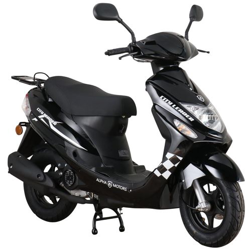 4250274100258 - Mofaroller ALPHA MOTORS CityLeader Motorroller & Mofas schwarz Mofas