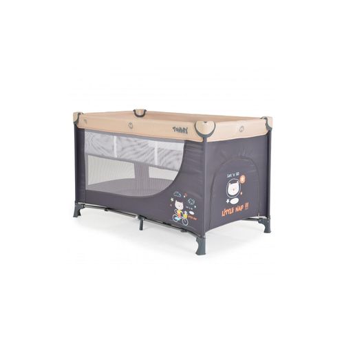 3800146249366 - Reisebett Tommy 2 Ebenen Faltmatratze Seiteneingang Tragetasche Laufstall beige