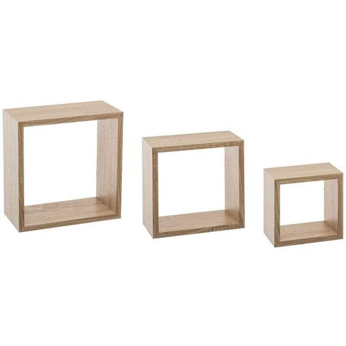 3560234489813 - Atmosphera Créateur Dintérieur - 3 kleine wandregale fixy würfel eichenholzeffekt - 5five 3560234489813 - Atmosphera Créateur Dintérieur - 3 kleine wandregale fixy würfel eichenholzeffekt - 5five