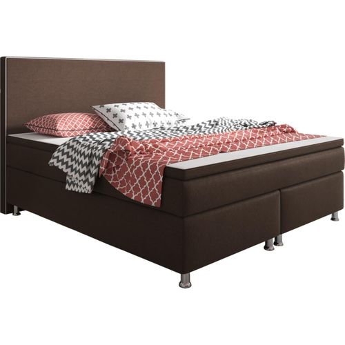 4260465765876 - Inter Handels Boxspringbett King Size 180 x 200 cm Braun - versch Farben 4260465765876 - Inter Handels Boxspringbett King Size 180 x 200 cm Braun - versch Farben
