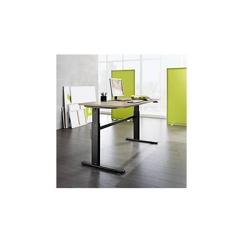 4251898808476 - Select Schreibtisch elektrisch höhenverstellbar Rechteck C-Fuß B 1600 x T 800 x H 725-1185 mm Wildeiche schwarz 4251898808476 - Select Schreibtisch elektrisch höhenverstellbar Rechteck C-Fuß B 1600 x T 800 x H 725-1185 mm Wildeiche schwarz
