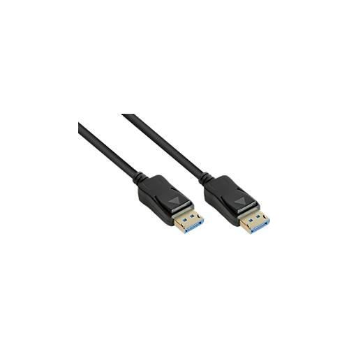 4014619603442 - DisplayPort 20 Kabel Good Connections bis 8K bis 54 Gbit s Kupferleitungen Verriegelungsschutz Länge 15 m schwarz 4014619603442 - DisplayPort 20 Kabel Good Connections bis 8K bis 54 Gbit s Kupferleitungen Verriegelungsschutz Länge 15 m schwarz