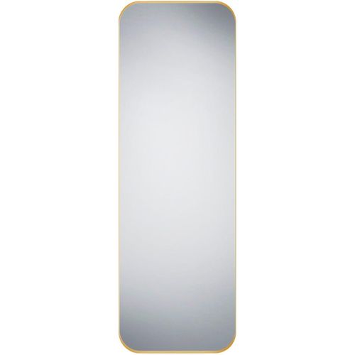 4251820307442 - Dekospiegel MIRRORS AND MORE Britney gold (goldfarben) Spiegel B H T 50cm x 150cm x 28cm glänzend Metall Wandspiegel B50cm H150cm T28cm