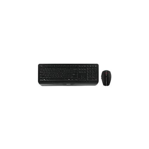 4025112092008 - CHERRY GENTIX DESKTOP - Tastatur-und-Maus-Set - US mit Euro-Symbol - Schwarz