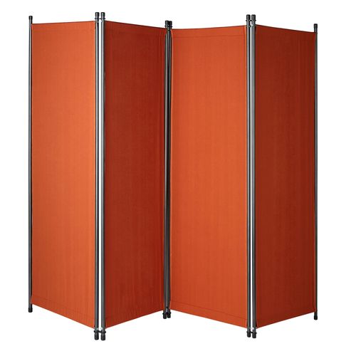 4021093031951 - Paravent ANGERER FREIZEITMÖBEL Swingtex TOPSELLER orange (terracotta) Stellwände B H 220cm x 165cm Stahl Acryl (BH) ca 220x165 cm B220cm H165cm