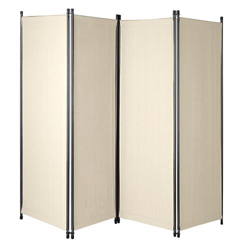 4021093031944 - Paravent ANGERER FREIZEITMÖBEL Swingtex TOPSELLER beige (elfenbeinfarben) Stellwände B H 220cm x 165cm Stahl Acryl (BH) ca 220x165 cm B220cm H165cm