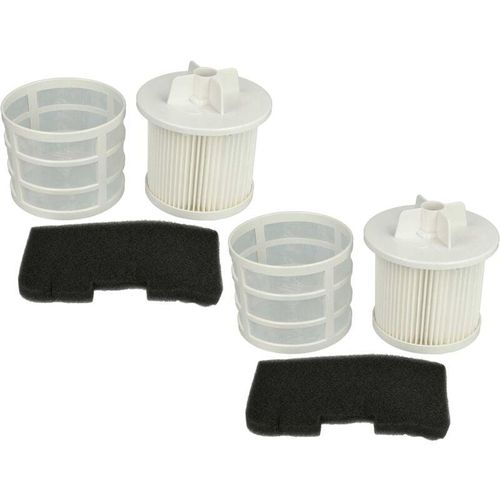 4068201560057 - Vhbw - Filter-Set kompatibel mit Hoover SE81VX11001 39001173 SE81SZ03001 39001171 Staubsauger - 4x Filter (Abluft-Filter Vormotor-Filter)