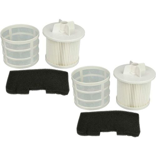 4068201560064 - Vhbw - Filter-Set kompatibel mit Hoover SEA1RA02001 39001238 SE81VX21001 39001174 Staubsauger - 4x Filter (Abluft-Filter Vormotor-Filter)