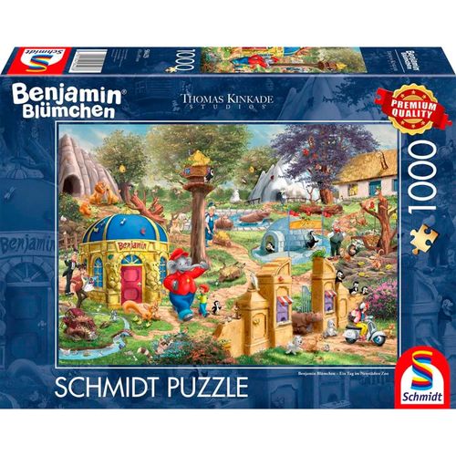 4001504584238 - Thomas Kinkade Studios Benjamin Blümchen Ein Tag im Neustädter Zoo Puzzle 4001504584238 - Thomas Kinkade Studios Benjamin Blümchen Ein Tag im Neustädter Zoo Puzzle