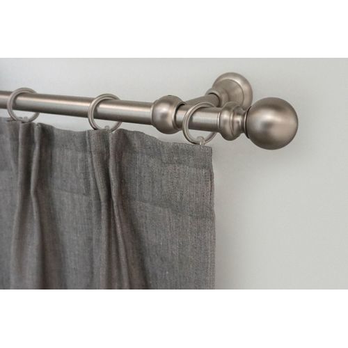 9002777169769 - Gardinenstange GARESA ANDREA Gardinenstangen Gr L 380 cm Ø 20 mm 1 St 1 läufig silberfarben (mattnickelfarben) Kinder Gardinenstangen für Vorhanggarnitur einfache Montage verlängerbar Endknopf Kugel lang 9002777169769 - Gardinenstange GARESA ANDREA Gardinenstangen Gr L 380 cm Ø 20 mm 1 St 1 läufig silberfarben (mattnickelfarben) Kinder Gardinenstangen für Vorhanggarnitur einfache Montage verlängerbar Endknopf Kugel lang