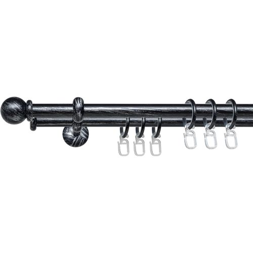 4016318402593 - Liedeco Gardinenstange »Esp Kugel« 2 läufig-läufig Fixmass 2-läufig im Fixmass Ø 16 mm