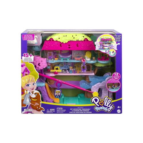 0194735087839 - HJJ98 - Polly Pocket - Tierparty Baumhaus