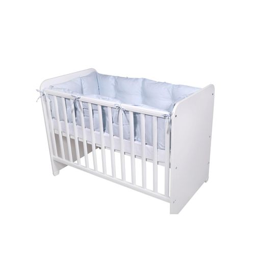 3800151976110 - Babybett-Nestchen 4-teilig rundum Babybett 120 x 60 cm 100% Baumwolle blau 3800151976110 - Babybett-Nestchen 4-teilig rundum Babybett 120 x 60 cm 100% Baumwolle blau