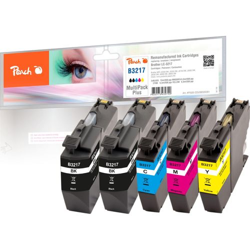 7640173439790 - B3217 Spar Plus Pack Druckerpatronen (2*bk c m y) ersetzt Brother LC-3217 für zB Brother MFCJ 5330 DW Brother MFCJ 5330 DW XL (wiederaufbereitet) 7640173439790 - B3217 Spar Plus Pack Druckerpatronen (2*bk c m y) ersetzt Brother LC-3217 für zB Brother MFCJ 5330 DW Brother MFCJ 5330 DW XL (wiederaufbereitet)