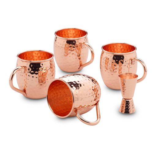 4260238063758 - Echtwerk Moscow Mule Becher Set 5tlg aus Edelstahl 4260238063758 - Echtwerk Moscow Mule Becher Set 5tlg aus Edelstahl