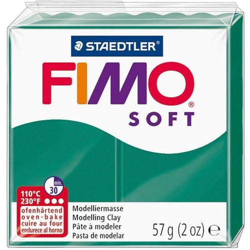 4006608809713 - Fimo Soft 8020-56 Modelliermasse 57g smaragd 56 Gramm