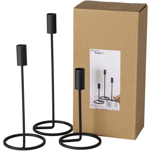4020607687431 - Boltze Gruppe - Boltze Kerzenleuchter Kerzenhalter Schwarz Eisen Kerzenständer 1018034 4020607687431 - Boltze Gruppe - Boltze Kerzenleuchter Kerzenhalter Schwarz Eisen Kerzenständer 1018034