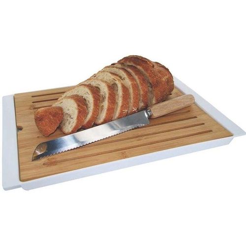 3700866339777 - Cook Concept - Brotschneidebrett aus Bambus mit Brotmesser 38x27 cm