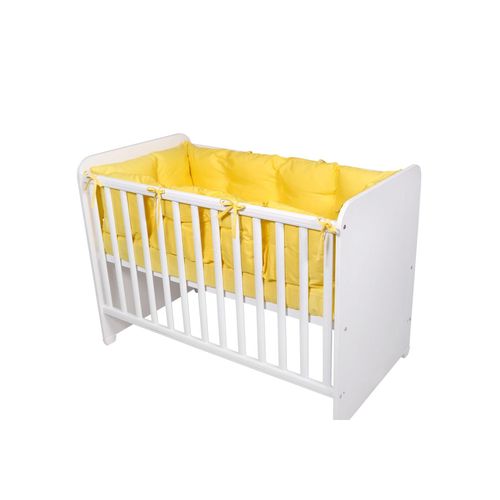 3800151976097 - Babybett-Nestchen 4-teilig rundum Babybett 120 x 60 cm 100% Baumwolle gelb 3800151976097 - Babybett-Nestchen 4-teilig rundum Babybett 120 x 60 cm 100% Baumwolle gelb