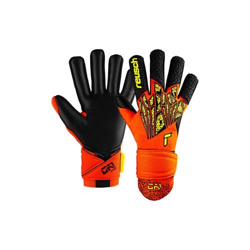 4060485468296 - Torwarthandschuhe REUSCH GK1 Pro Damen Gr 10 orange (orange gelb) 75% Elastodien 20% Polyester 5% Polyamid Sportlich Handschuhe mit hervorragendem Grip