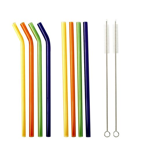 4260405987016 - Wiederverwendbares Glastrinkhalm-Set mixed bunt SMOOTHIE PARTY 4260405987016 - Wiederverwendbares Glastrinkhalm-Set mixed bunt SMOOTHIE PARTY
