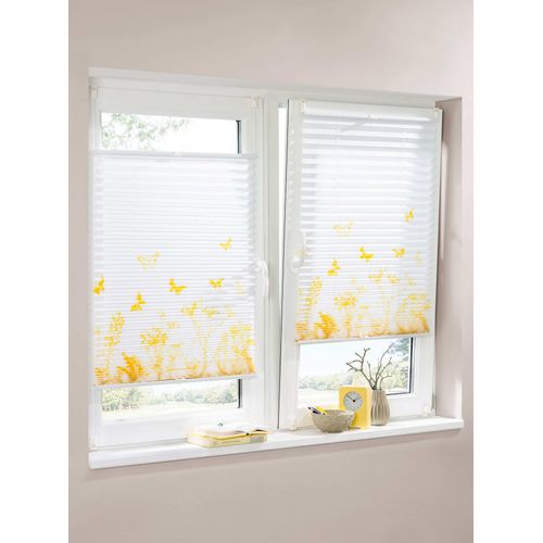 6975444917358 - Jalousie HEINE HOME Gr 8 gelb (weiß gelb) B110cm H130cm Jalousien