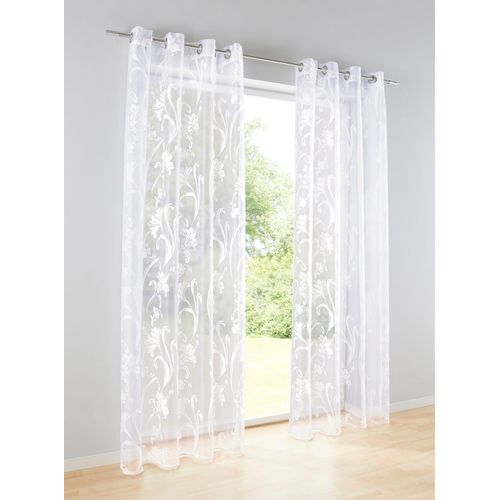 6972828889676 - Gardine HEINE HOME Gr 3 weiß B140cm H225cm Polyester Viskose Gardinen 6972828889676 - Gardine HEINE HOME Gr 3 weiß B140cm H225cm Polyester Viskose Gardinen