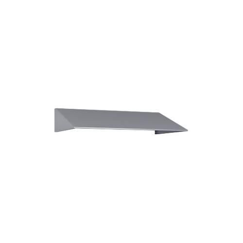 4069361200906 - Schrägdachaufsatz für Schließfachschrank Resisto Neigung von 26° B 1148 x T 640 x H 230 mm Stahl weißaluminium RAL 9006