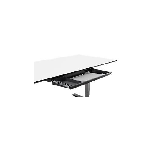 5704864040718 - Laptopschublade für die Montage unter Schreibtischen abschließbar kugelgelagert Kabelführung B 721 x T 316 x H 37 71 mm Metall schwarz 5704864040718 - Laptopschublade für die Montage unter Schreibtischen abschließbar kugelgelagert Kabelführung B 721 x T 316 x H 37 71 mm Metall schwarz